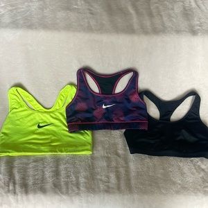 3 Nike Sports Bra’s
